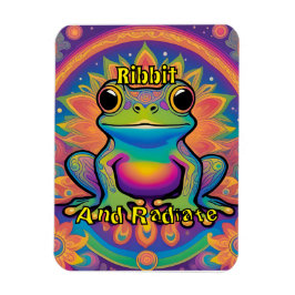 Ímã Víblias do entalhe do Sapo Ribbit e do entalhe rad