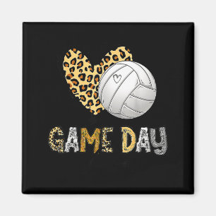 Imã Vibrações de dia de jogo de vôlei descolorido mãe