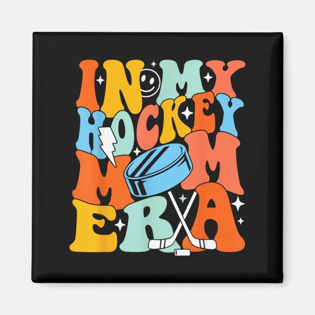 Imã Vibrações de Mãe de Hockey (Frente)