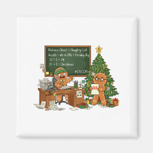 Imã Vibrações de Natal Xmas Contador Contabilidade Gin