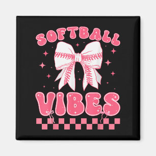 Imã Vibrações de Softball Softball Couqette Groovy Sof