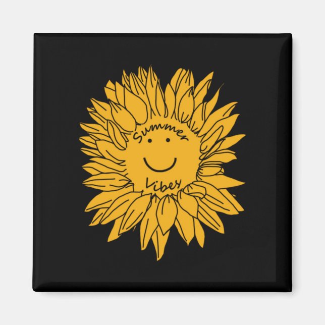 Imã Vibrações de Verão Suower Amarelo (Frente)