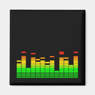 Imã Vibrações do Equalizador do Ritmo da música de DJ 