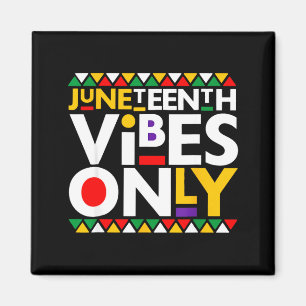 Imã Vibrações do Juneteenth apenas 1865 homens afro-am