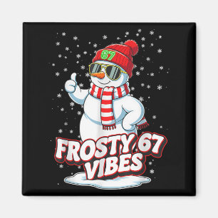Imã Vibrações Geladas 67 Boneco de Neve para Inverno -