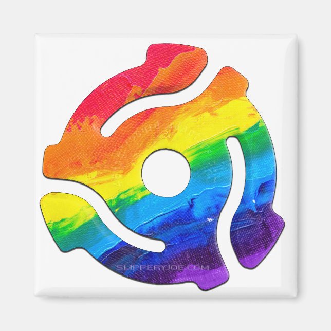 Imã Vibran do adaptador de gravação plástico de 45 RPM (Frente)