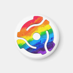 Imã Vibran do adaptador de gravação plástico de 45 RPM