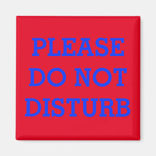 IMÃ VIBRANT METAL DOOR MAGNET "NÃO PERTURBAR"