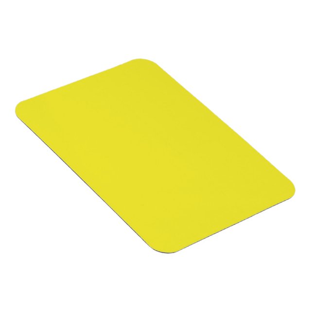 Ímã Vibrant Solid Yellow Background  (Lado Direito)