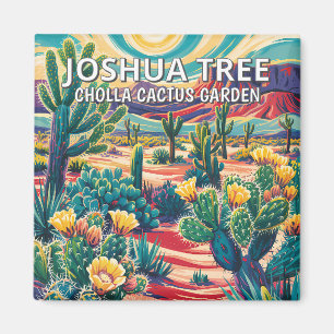 Imã Vibrante Cacto do Parque Nacional de Joshua Tree P