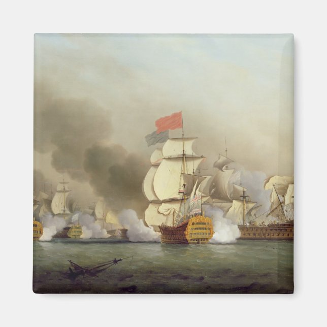 Imã Vice-Almirante Sir George Anson's (1697-1762) Vict (Frente)