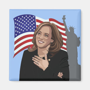 Imã Vice Pres Kamala Harris Bandeira da Liberdade