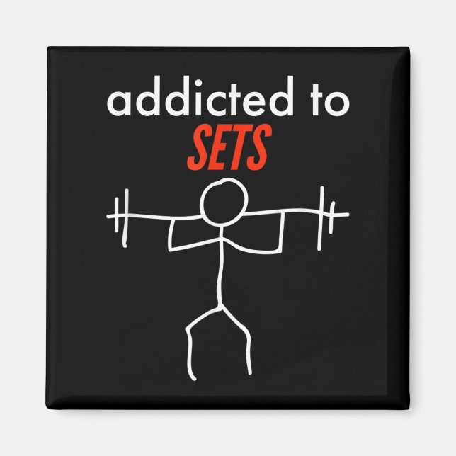 Imã Viciado Em Define Um Engraçado De Formação De Gym  (Frente)