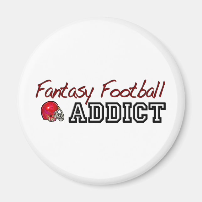 Imã Viciado em Futebol Fantasy (Frente)