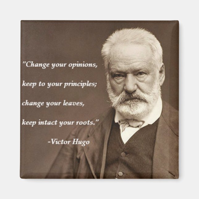 Imã Victor Hugo Quote Magnet (Frente)