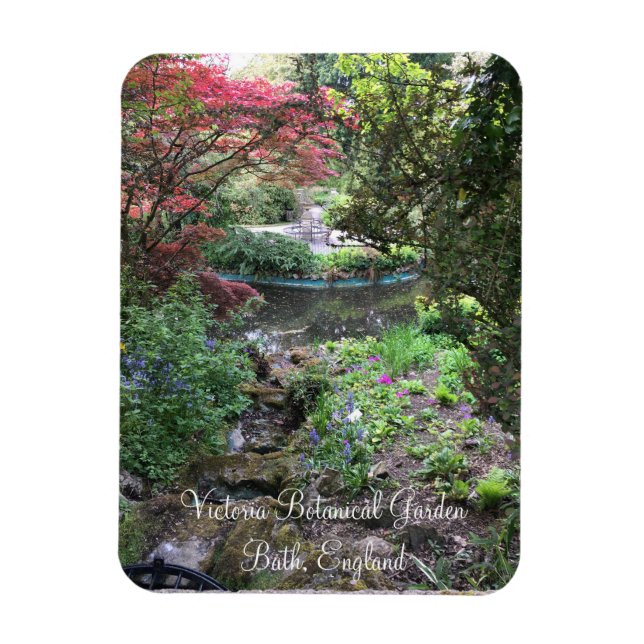 Ímã Victoria Botanic Garden Bath England Magnet (Vertical)