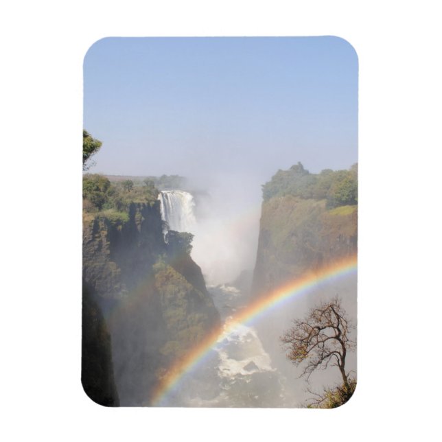 Ímã Victoria Falls Rainbow Waterfall Photo (Vertical)