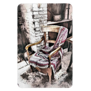 ÍMÃ VICTORIANA FIRESIDE CHAIR