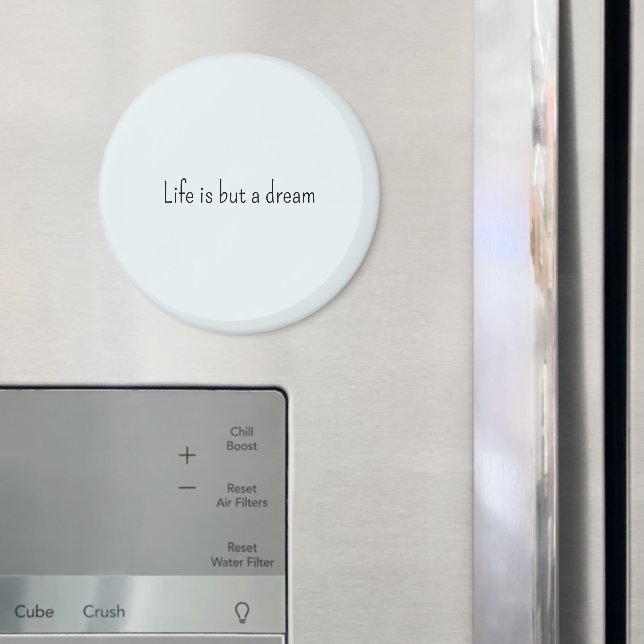 Imã Vida Azul Romântica é apenas um sonho (In Situ (Fridge))