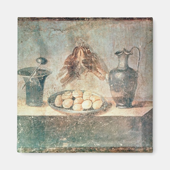 Imã Vida contínua com ovos e arbustos (Frente)