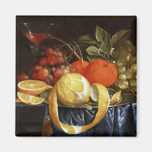 Imã Vida Contínua de Uvas, Laranjas e Limão Pelado