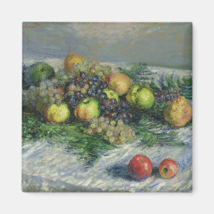 Imã Vida de Claude Monet ainda com peras e uvas