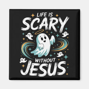 Imã Vida de Halloween Assustadora Sem Jesus Fantasia C