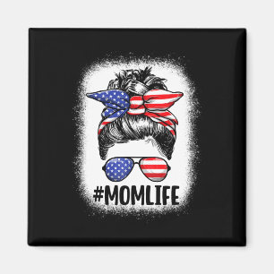 Imã Vida de Mãe Mãe Americana Coque Desarrumado Mulher