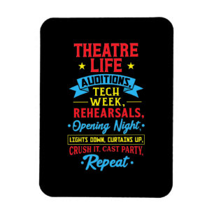 Ímã Vida De Teatro Para Ator