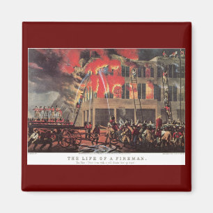 Imã Vida de um Bombeiro, Bombeiros Antigos Combatendo 