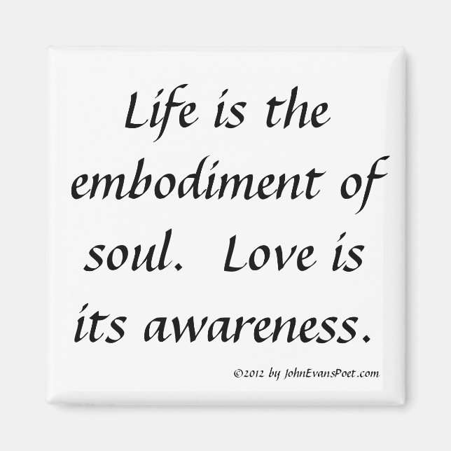 Imã vida e amor (Frente)