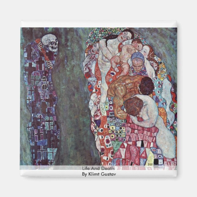 Imã Vida E Morte Por Klimt Gustav (Frente)