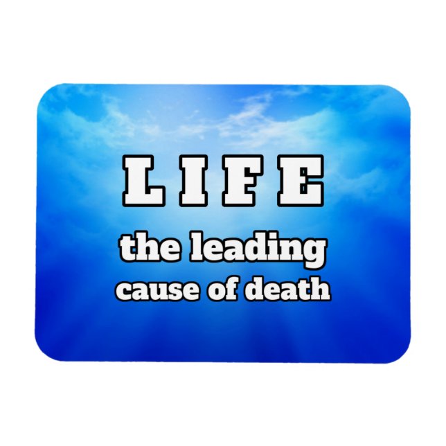 Ímã Vida engraçada (Horizontal)