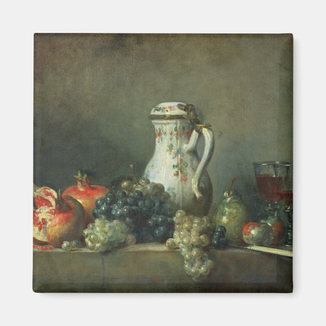 Imã Vida Estática com Uvas e Pomegranatos, 1763 (petró (Frente)