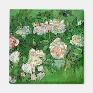 Imã Vida estática: Rosas rosa por Vincent van Gogh