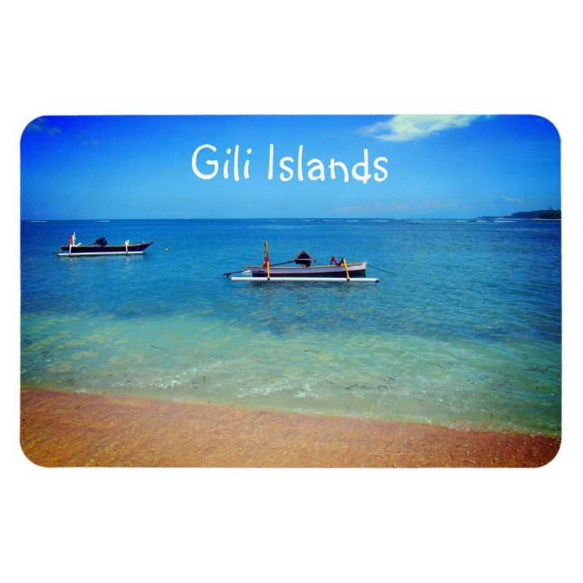 Ímã vida nas ilhas gili (Horizontal)