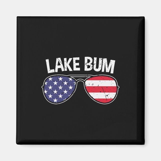 Imã Vida no Lago Bum Boating Pesca Acampamento Fogueir (Frente)