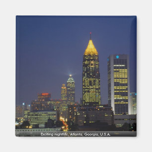 Imã Vida noturno emocionante, Atlanta, Geórgia, EUA