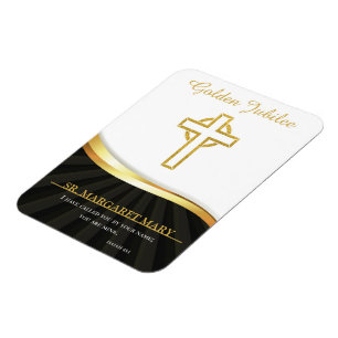 Ímã Vida Religiosa Jubilesa do ouro, 50 Anos