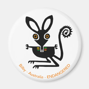 Imã Vida selvagem Aussie - BILBY - Marsupial - Naturez
