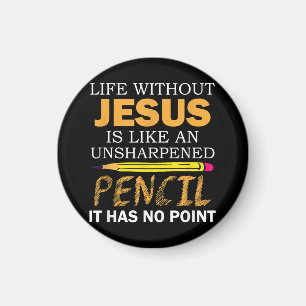 Imã Vida sem Jesus Engraçado Fé Religiosa Cristã