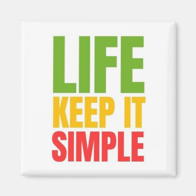 IMÃ VIDA. SIMPLES. (Frente)
