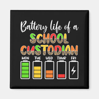 Imã Vida Útil do Zelador da Escola de Bateria
