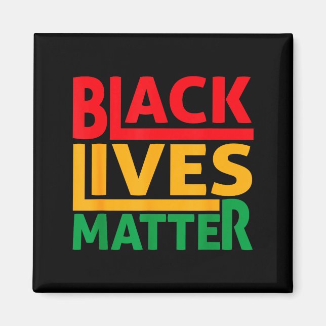 Imã Vidas Negras Blm Direitos Humanos Mês da História  (Frente)