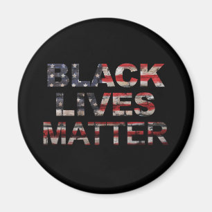 Imã Vidas Negras Importam Bandeira Americana