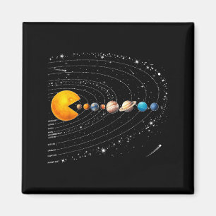 Imã Vídeo Engraçado do Sistema Solar de Astronautas no