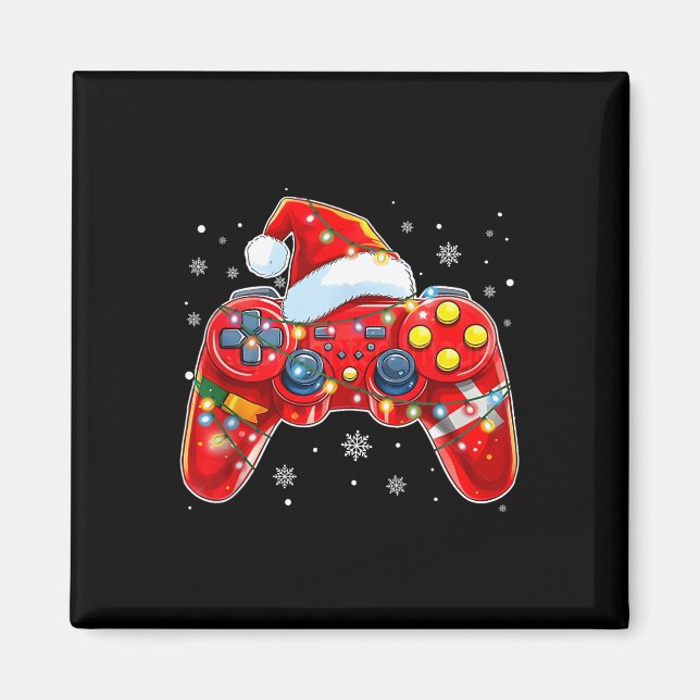 Imã Video Game Controller Natal Hat Gamer Bo (Frente)