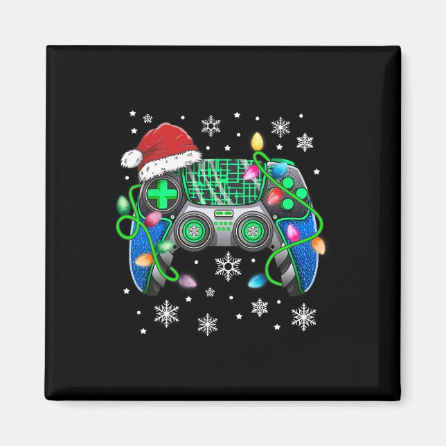 Imã Video Game Controller Natal Hat Gamer Bo (Frente)