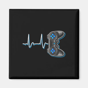 Imã Video Gamer Heartbeat Video Game Controller Gift K