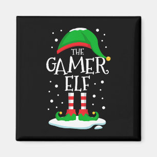 Imã Vídeo Xmas de Combinação da Família de Natal Gamer